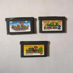 GBA　スーパーマリオアドバンスシリーズ　３本セット　中古　ソフトのみ