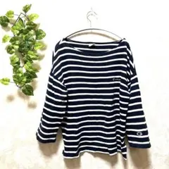 美品❗️【Champion】チャンピオン　Tシャツ　L　ボーダー　ロゴ刺繍入り