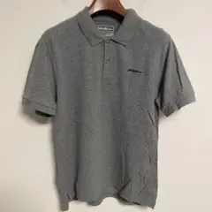 Eddie Bauer エディーバウアー グレー ポロシャツ M