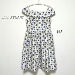 JILL STUARTジルスチュアート【4】総柄ドレスワンピ♡花柄 ノースリーブ