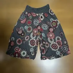 専用⑯美品　M.&KYOKO グレー系花柄ワイドパンツ