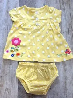 9ヶ月 Carters ベビー ワンピース パンツ付のサムネイル