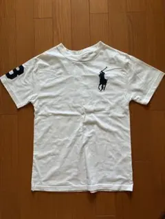 POLO RALPH LAUREN 半袖Tシャツ ホワイト 刺繍　ビッグポニー