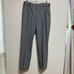 UNIQLO ユニクロ　グレー　チェック パンツ　ズボン　M