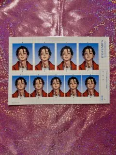 カリスマ 伊藤ふみや 証明写真風ステッカー