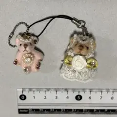 くまのストラップ　キーホルダー