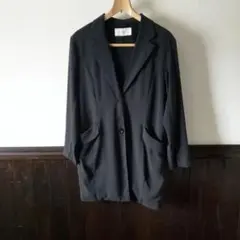 PAGEBOY　テーラードジャケット　丈長め　黒　羽織り