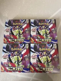 ポケモンカードゲーム ムニキスゼロ BOX 新品未開封 4BOX