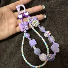 クロミちゃん　パープル キャラクター ストラップ