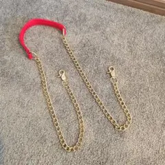 ゴールドチェーンショルダーストラップ