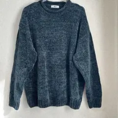 WEGO ベロアモールニット L セーター 秋冬 オーバーサイズ