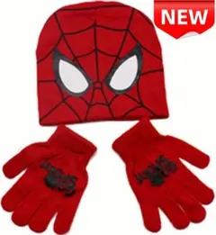 ⭐新品⭐スパイダーマン 帽子 手袋 セット キッズ 冬物 ハロウィン プレゼント