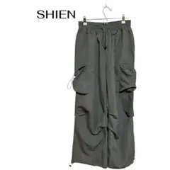 B0288SHIENカーゴパンツ　ウエストゴム　ギャル　カジュアル
