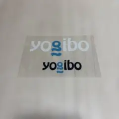 Yogibo ロゴステッカー 3色セット　透明