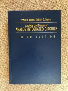 Analysis and Design of Analog Int. Circ.