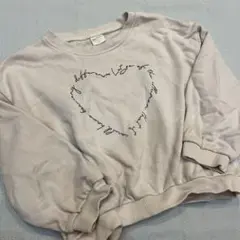 韓国服 the beige ハート トレーナー Lサイズ