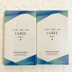 【2個まとめ】ルビーホワイト クリアシート 白い歯 28枚 クリーニングシート