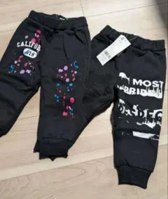 新品　デビロック　裏起毛パンツ　２枚