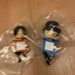 一番くじ　ワンピース　E賞　ちらりんフレンズ　サボ＆エース　2種セット