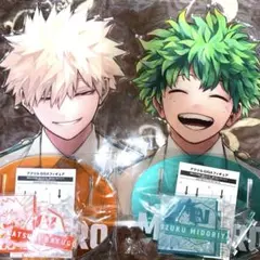 僕のヒーローアカデミア　緑谷出久　爆豪勝己　アクリルgigaフィギュア　2点