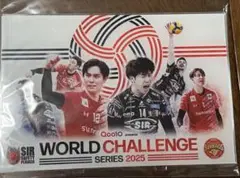 サントリーvsペルージャ　アクスタ　WORLD CHALLENGE SERIES