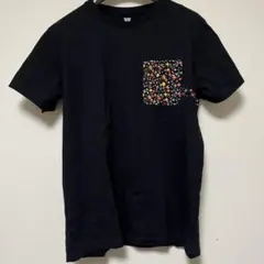 グラニフ 火の鳥 コラボ Tシャツ Mサイズ ブラック 黒 手塚治虫 ポケット
