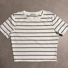 ZARA ボーダー 半袖トップス