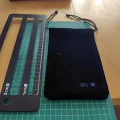 SII 巾着袋 ポーチ ネイビー