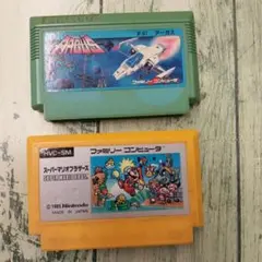 スパ―マリオブラザ―ズア―ガスファミコンソフト2点セット