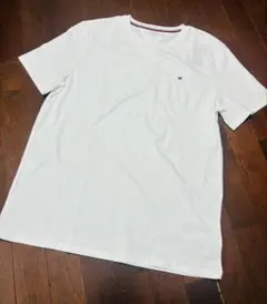TOMMYHILFIGER トミーヒルフィガー★白半袖Ｔシャツ★メンズＬ