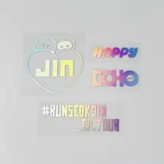 BTS JIN ジン アミボム ステッカー ③ ホログラム