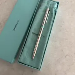 箱付 Tiffany&Co ティファニー ボールペン ブルー ラッカー パース