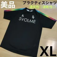 XLサイズ 美品【SVOLME】スボルメ 半袖プラクティスシャツ ブラックのサムネイル
