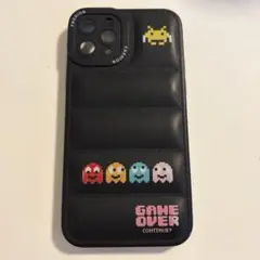 iPhone11pro用ケース レトロゲームデザイン ブラック スマホケースのサムネイル