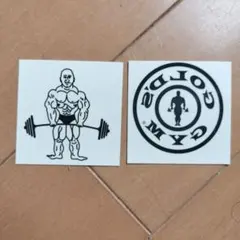 ゴールドジムステッカー＆タトゥーシールのサムネイル