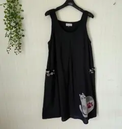 RT-161799様専用　新品タグなし　猫プリント ノースリーブチュニック