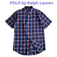 90's POLO Ralph Lauren 半袖マドラスチェックシャツ170