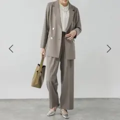 グローバルワーク　ウツクシルエットワイドパンツ　X Sサイズ