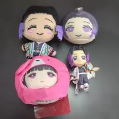 鬼滅の刃 胡蝶しのぶ 栗花落カナヲ ぬいぐるみ・マスコットまとめ売りセットᩚ❤︎