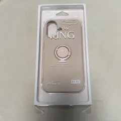 iPhone 16 ケース　リング付き　ピンク　ラスタバナナ