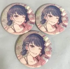 プロセカ　桐谷遥　グリッター缶バッジ　46B