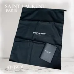 未使用美品 SAINT LAURENT ブラック バッグ 43×35cm
