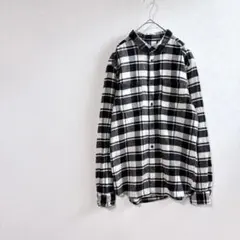 ディバイデッド フランネル ネルシャツ チェック ゆったり ユニセックス H&M