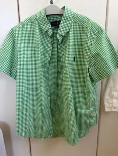 値下げRalph Lauren 半袖シャツ M (10/12) ギンガムチェック