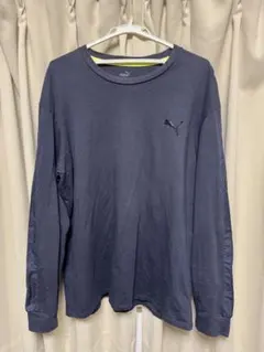PUMA ネイビー ロングスリーブ Tシャツ XXL