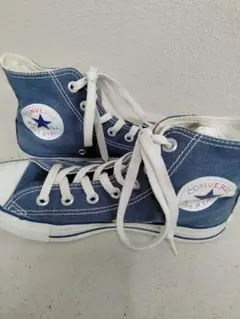 CONVERSE ALL STAR ブルー デニム ハイカットスニーカー