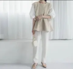 新品未使用タグ付き【L】cocaキルティングベスト