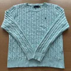 【QRタグ付き】ラルフローレン　コットン　ケーブルニット　セーター　限定色