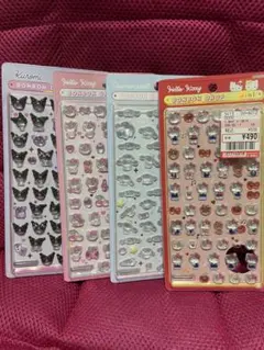 ボンボンドロップシール サンリオ ミニ　4枚セット