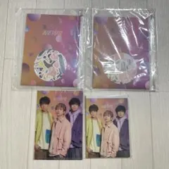 NEWS ポートレートシリーズ　2021 フレークシール　メモ帳　ミニファイル